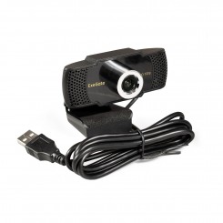 Веб-камера ExeGate BusinessPro C922 HD Tripod (матрица 1/3" 1,3 Мп, 1280х720, 720P, 30fps, 4-линзовый объектив, USB, ручной фокус, микрофон с шумоподавлением, универсальное крепление, штатив Flex в комплекте, кабель 1,5 м, Windows® 7/8/10/11, Mac OS 10.6 