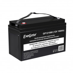 Аккумуляторная батарея ExeGate GP121000 (12V 100Ah, под болт М6)