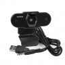 Веб-камера ExeGate BlackView C310 (матрица 1/3" 0,3 Мп, 640х480, 480P, 30fps, шторка, USB, фиксированный фокус, микрофон с шумоподавлением, универсальное крепление, отверстие под штатив, кабель 1,5 м, Win Vista/7/8/10, Mac OS, черная, RTL)
