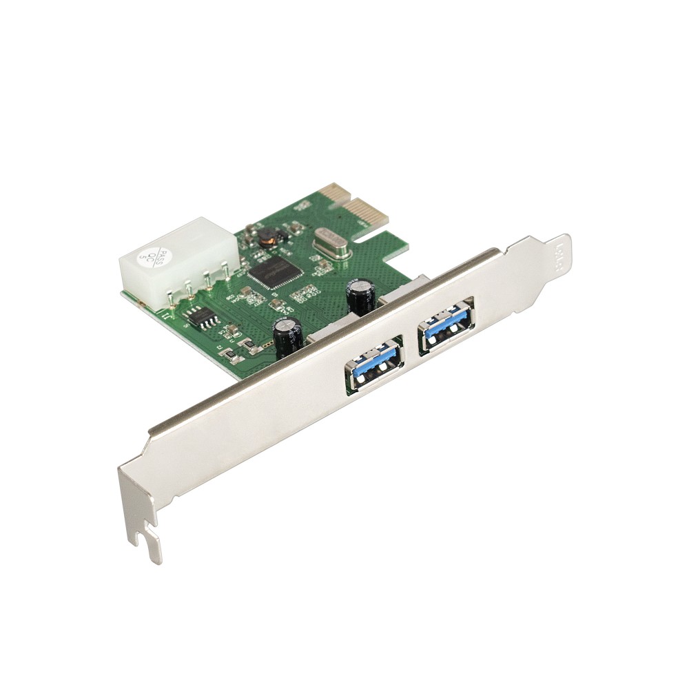 Контроллер ExeGate EXE-319 (PCI-E x1 v2.0, 2*USB3.0 ext., разъем доп.питания, ASMedia Chipset ASM1042)