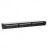 Патч-панель ExeGate EPP3-19-24-8P8C-C5e-SH-110D (19", FTP, 24 port, cat.5e, KRONE&110(dual IDC), 1U, RoHS, с кабельным органайзером, Black, RTL)