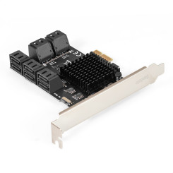 Контроллер ExeGate EXE-510v2 (PCI-E x1, SATA3 6Gb/s, 10 int, ASMedia Chipset ASM106x+JMB575)