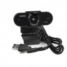 Веб-камера ExeGate BlackView C525 HD Tripod (матрица 1/3" 1,3 Мп, 1280х720, 720P, 30fps, 4-линзовый объектив, шторка, USB, фиксированный фокус, микрофон с шумоподавлением, универсальное крепление, штатив Flex в комплекте, кабель 1,5 м, Windows® 7/8/10/11,