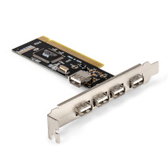 Контроллер ExeGate EXE-352 (PCI v2.2, 4*USB2.0 ext. + 1*USB2.0 int., VIA Labs Chipset VT6212L)