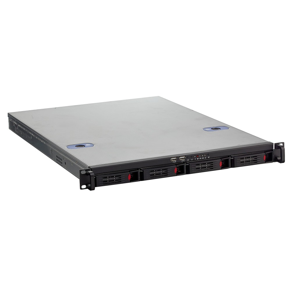 Серверный корпус ExeGate Pro 1U660-HS04 <RM 19", высота 1U, глубина 660, БП 1U-450ADS, 4xHotSwap, USB>