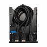 Планка USB на переднюю панель ExeGate U3H-616, 3,5", 2*USB3.0+1*TypeC 10Gbps, черная, металл, подсоединение к мат. плате