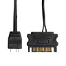 Контроллер ExeGate SATA.ARGB3pin для вентиляторов с подсветкой ARGB 5V 3pin (SATA, ARGB 5V 3pin)