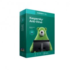 Kaspersky Anti-Virus 2 пк 1 год базовая коробка