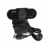 Веб-камера ExeGate BlackView C615 FullHD Tripod (матрица 1/3" 2 Мп, 1920х1080, 1080P, 30fps, 4-линзовый объектив, шторка, USB, фиксированный фокус, микрофон с шумоподавлением, универсальное крепление, штатив Flex в комплекте, кабель 1,5 м, Win Vista/7/8/1