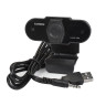 Веб-камера ExeGate BlackView C615 Full HD Tripod (2Мп, 1920х1080, 1080P, 30fps, защитная шторка, штатив Flex в комплекте, фиксированный фокус, 4-линзовый объектив, микрофон с шумоподавлением, универсальное крепление, USB, кабель 1,5 м, Windows® 7/8/10/11,