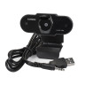 Веб-камера ExeGate BlackView C615 Full HD Tripod (2Мп, 1920х1080, 1080P, 30fps, защитная шторка, штатив Flex в комплекте, фиксированный фокус, 4-линзовый объектив, микрофон с шумоподавлением, универсальное крепление, USB, кабель 1,5 м, Windows® 7/8/10/11,