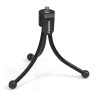 Веб-камера ExeGate BlackView C615 Full HD Tripod (2Мп, 1920х1080, 1080P, 30fps, защитная шторка, штатив Flex в комплекте, фиксированный фокус, 4-линзовый объектив, микрофон с шумоподавлением, универсальное крепление, USB, кабель 1,5 м, Windows® 7/8/10/11,