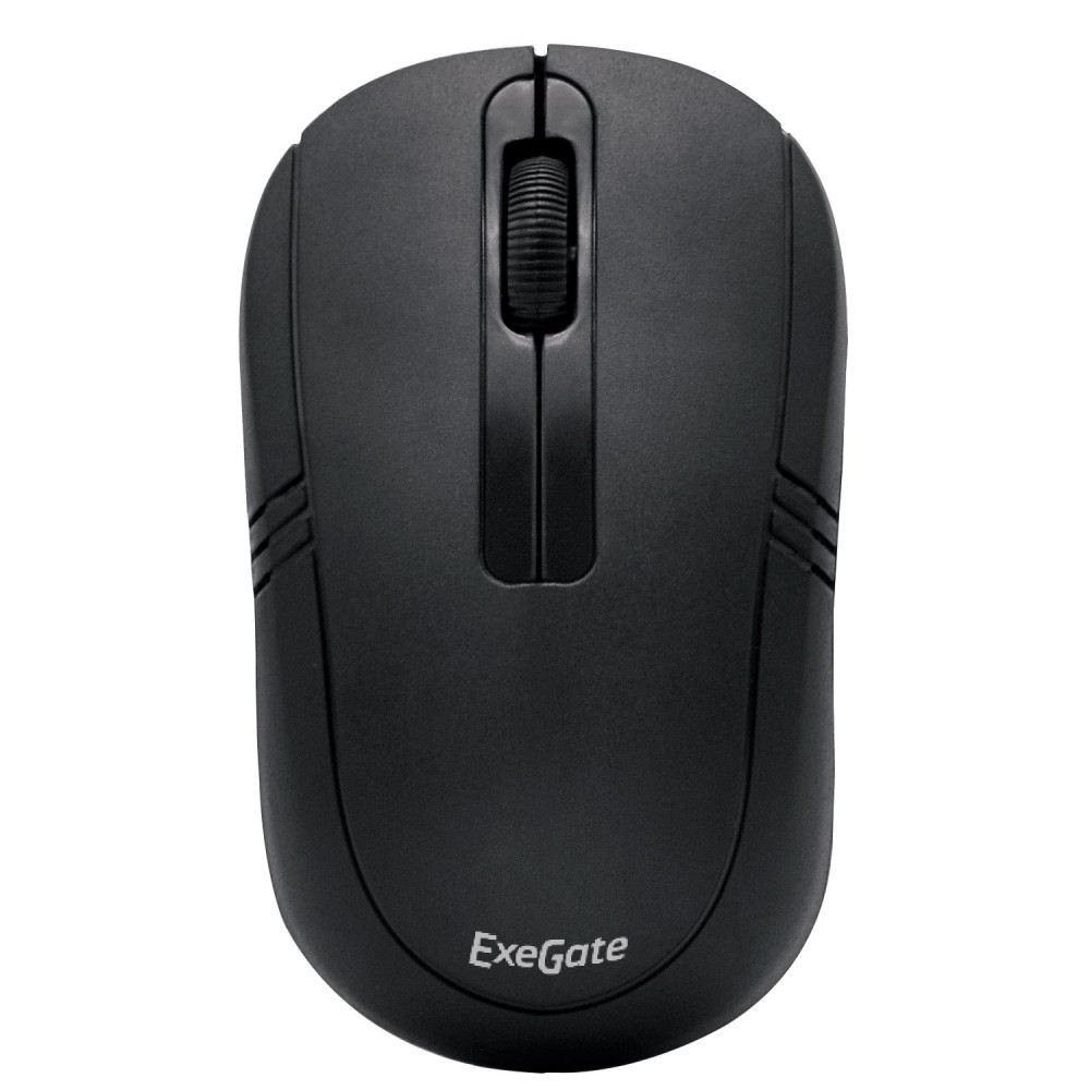Беспроводная мышь ExeGate Professional Standard SR-9021 (2,4 ГГц, USB, оптическая, 1200dpi, 3 кнопки и колесо прокрутки, черная, Color box)