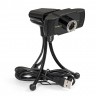 Веб-камера ExeGate BusinessPro C922 HD Tripod (матрица 1/3" 1,3 Мп, 1280х720, 720P, 30fps, 4-линзовый объектив, USB, ручной фокус, микрофон с шумоподавлением, универсальное крепление, штатив Flex в комплекте, кабель 1,5 м, Win Vista/7/8/10, Mac OS, черная