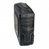 Корпус Miditower ExeGate EVO-8203N-NPX600 (ATX, БП 600NPX с вент. 12см, с окном, 2*USB+1*USB3.0, аудио, черный с голубой подсветкой)