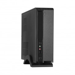 Корпус Desktop ExeGate MI-207-M300 (mini-ITX/mATX, БП M300 с вент. 8см, 2*USB, аудио, черный)