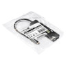 USB-Хаб (концентратор SuperSpeed+ USB 10Gbps) 4-в-1 ExeGate DUB-2C2P/10G (кабель-адаптер USB 3.2 Gen2 Type C --> 2xUSB3.2 Gen2 Type-A (10G)/2xUSB3.2 Gen2 Type-C (10G), SuperSpeed+ USB 10Gbps, доп. разъем USB Type-C для подключения источника питания, Plug&