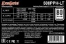 Блок питания 500W ExeGate 80 PLUS® 500PPH-LT-OEM (ATX, APFC, КПД 82% (80 PLUS), 12cm fan, 24pin, (4+4)pin, PCIe, 5xSATA, 3xIDE, black, RTL)
