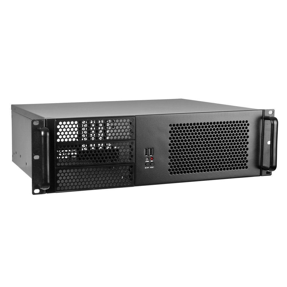 Серверный корпус ExeGate Pro 3U390-08 <RM 19", высота 3U, глубина 390, без БП, USB>
