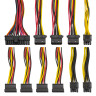 Блок питания 500W ExeGate 500PPX (ATX, APFC, КПД 80% (80 PLUS), 14cm fan, 24pin, (4+4)pin, 2xPCI-E, 4xSATA, 3xIDE, black, RTL)