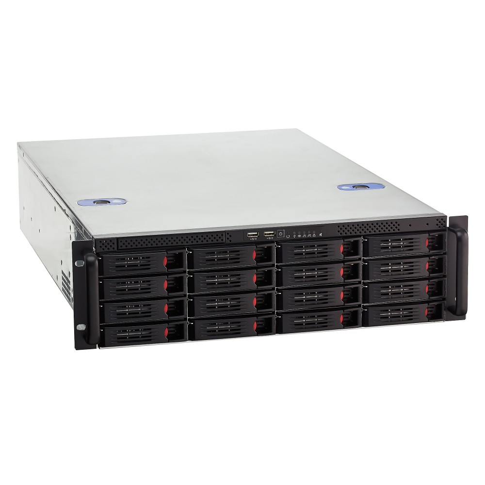 Серверный корпус ExeGate Pro 3U660-HS16 <RM 19", высота 3U, глуб 660, без БП, 16xHotSwap, USB>