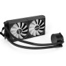 Комплект водяного охлаждения ExeGate BlackWater-240V3.PWM.ARGB (3 PIN 5V ADDRESSABLE RGB подсветка, LGA2066/2011/1366/1150/1151/1155/1156/1200/1700/1851/AM4/AM5/FM1/FM2/FM2+/AM2/AM2+/AM3/AM3+, TDP 260W, Fan 120mm, PWM, 600-1800RPM, Hydro bearing, 4pin, ма