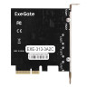 Контроллер ExeGate EXE-313-3A2C 10Gbps (PCI-E x4 v3.0, USB3.2 Gen2 3xType-A + 2xType-C ext., SuperSpeed+ скорость до 10 Гбит/с, ASMedia Chipset ASM3142)