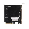 Контроллер ExeGate EXE-313V-3A2C 10Gbps (PCI-E x4 v3.0, USB3.2 Gen2 3xType-A + 2xType-C ext., SuperSpeed+ скорость до 10 Гбит/с, Chipset ASM2142+VL820)