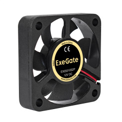 Вентилятор 12В DC ExeGate EX05010S2P (50x50x10 мм, Sleeve bearing (подшипник скольжения), 2pin, 5000RPM, 27dBA)