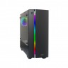Корпус Miditower ExeGate EVO-9201-NPX600 (ATX, БП 600NPX с вент. 12см, с окном, 2*USB+1*USB3.0, HD аудио, черный с RGB подсветкой)