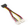 Кабель питания SATA ExeGate EX-CC-SATAM2MF (15pin M/2xMolex F)