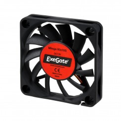 Вентилятор ExeGate EX06010S3P, 60x60x10 мм, Sleeve bearing (подшипник скольжения), 3pin, 3500RPM, 25dBA