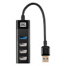 USB-Хаб (концентратор) 4-в-1 ExeGate DUB-3213 (кабель-адаптер USB3.0 --> 3xUSB2.0, 1xUSB3.0, Plug&Play, черный)