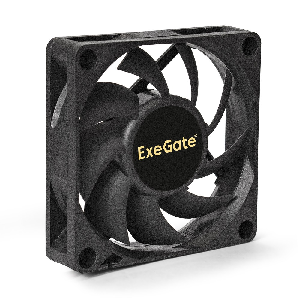 Вентилятор ExeGate EX07015H3PM, 70x70x15 мм, Hydraulic bearing (гидродинамический), 3pin+Molex, 3000RPM, 26dBA