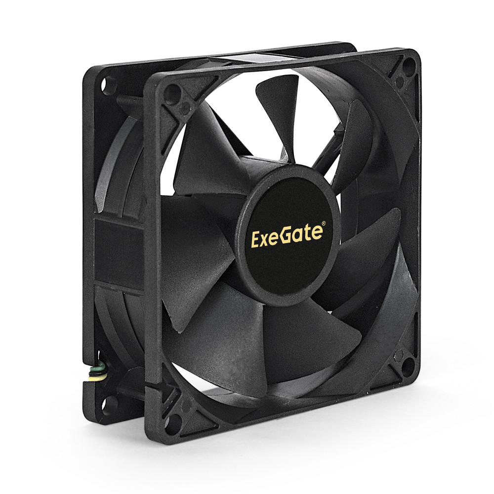 Вентилятор 12В DC ExeGate EX08025B4P-PWM (80x80x25 мм, 2-Ball (двойной шарикоподшипник), 4pin, PWM, 0-2300 RPM, 0-23dBA)