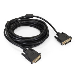 Кабель DVI dual link ExeGate EX-CC-DVI2F-5.0 (25M/25M, 5м, 2 фильтра, позолоченные контакты)