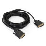Кабель DVI dual link ExeGate EX-CC-DVI2F-5.0 (25M/25M, 5м, 2 фильтра, позолоченные контакты)