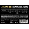 Блок питания 350W ExeGate 350PPE (ATX, APFC, SC, КПД 80% (80 PLUS), 12cm fan, 24pin, (4+4)pin, PCI-E, 5xSATA, 3xIDE, black, кабель 220V 1,8м с защитой от выдергивания)
