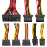 Блок питания 500W ExeGate UNS500 (ATX, 12cm fan, 24pin, (4+4)pin, PCI-E, 3xSATA, 2xIDE)