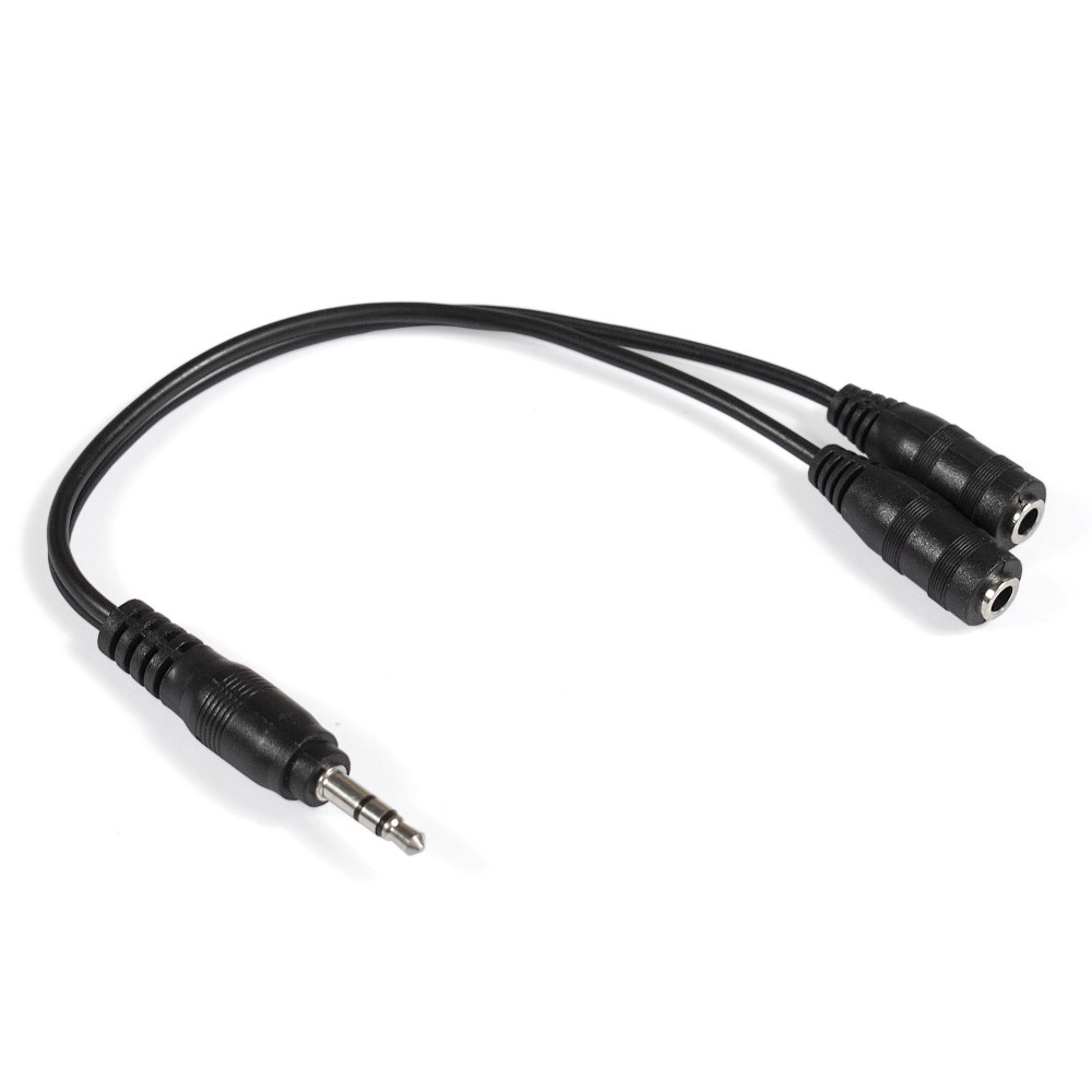 Кабель-разветвитель аудио ExeGate EX-CCA-415-0.3 (3.5mm Jack M/2x3.5mm Jack F, 0,3м)