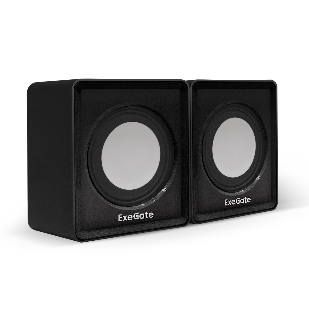 Акустическая система 2.0 ExeGate Disco 140 Black (питание USB, 2х3Вт (6Вт RMS), 100-20000Гц, черный, Color Box)