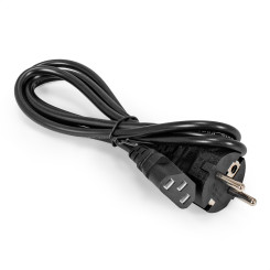 Кабель питания ExeGate Power PC-1.5P-Schuko->C13/3x0.75Cu (Евровилка Schuko->C13, VDE-250V-3*0.75mm2, медь, черный, 10A, 1.5м)