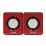 Акустическая система 2.0 ExeGate Disco 140 Red (питание USB, 2х3Вт (6Вт RMS), 100-20000Гц, красный, Color Box)