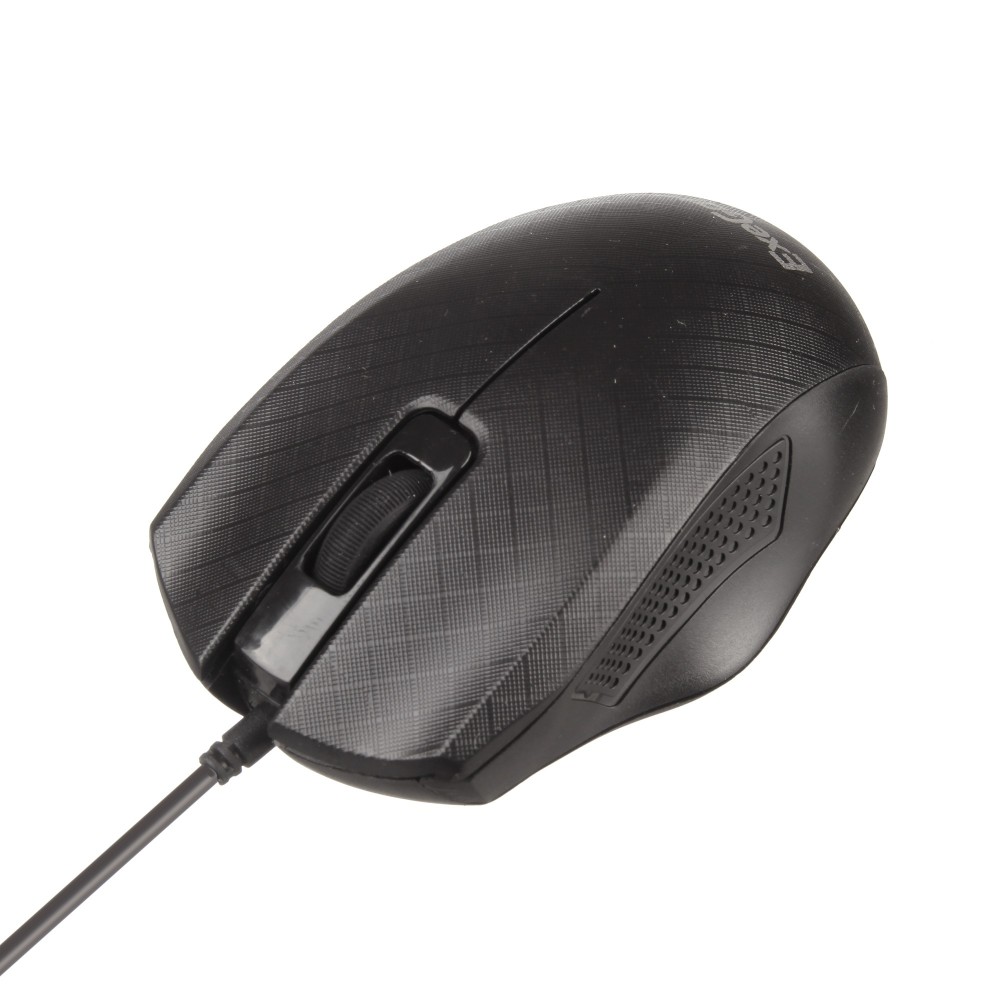 Мышь ExeGate Professional Standard SH-9027 (USB, оптическая, 1000dpi, 3 кнопки и колесо прокрутки, длина кабеля 1,5м, черная, Color Box)