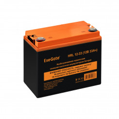 Аккумуляторная батарея ExeGate HRL 12-33 (12V 33Ah, болт М6)
