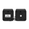 Акустическая система 2.0 ExeGate Disco 160 (питание USB, 2х3Вт (6Вт RMS), 100-20000Гц, черный, Color Box)