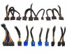 Блок питания 650W ExeGate 650PPX (ATX, APFC, КПД 80% (80 PLUS), 14cm fan, 24pin, 2x(4+4)pin, 4xPCI-E, 6xSATA, 4xIDE, Cable Management, black, RTL)