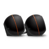 Акустическая система 2.0 ExeGate Disco 180 (питание USB, 2х3Вт (6Вт RMS), 100-20000Гц, черный, Color Box)