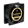 Вентилятор 220В AC ExeGate EX08025BAL (80x80x25 мм, 2-Ball (двойной шарикоподшипник), подводящий провод 30 см, 2600RPM, 32dBA)