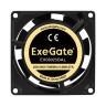 Вентилятор 220В AC ExeGate EX08025BAL (80x80x25 мм, 2-Ball (двойной шарикоподшипник), подводящий провод 30 см, 2600RPM, 32dBA)
